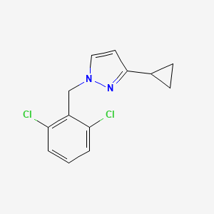 molecular formula C13H12Cl2N2 B2415828 3-环丙基-1-(2,6-二氯苯甲基)-1H-吡唑 CAS No. 956780-00-0
