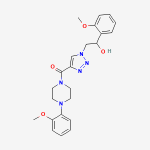 1-(2-methoxyphenyl)-2-(4-{[4-(2-methoxyphenyl)piperazin-1-yl]carbonyl}-1H-1,2,3-triazol-1-yl)ethanol