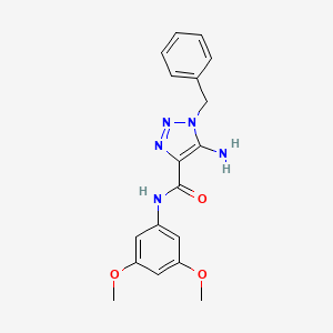 5-amino-1-benzyl-N-(3,5-dimethoxyphenyl)-1H-1,2,3-triazole-4-carboxamide