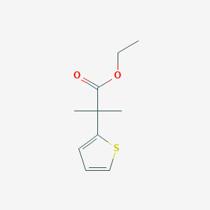 molecular formula C10H14O2S B2415886 Ethyl 2-methyl-2-(thiophen-2-yl)propanoate CAS No. 666852-63-7