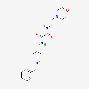 molecular formula C21H32N4O3 B2415918 N1-((1-苄基哌啶-4-基)甲基)-N2-(2-吗啉乙基)草酰胺 CAS No. 952977-03-6