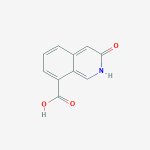 molecular formula C10H7NO3 B2415928 3-Hydroxyisoquinoline-8-carboxylic acid CAS No. 1337881-30-7