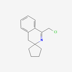 1'-(chloromethyl)-4'H-spiro[cyclopentane-1,3'-isoquinoline]