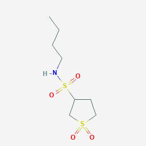 molecular formula C8H17NO4S2 B241598 N-butyltetrahydrothiophene-3-sulfonamide 1,1-dioxide 