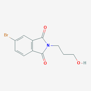 molecular formula C11H10BrNO3 B241601 5-Bromo-2-(3-hydroxypropyl)isoindoline-1,3-dione 