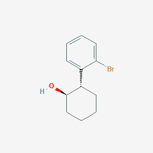 molecular formula C12H15BrO B2416019 (1R,2S)-2-(2-Bromophenyl)cyclohexan-1-ol CAS No. 31908-21-1