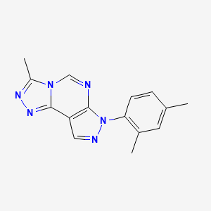 7-(2,4-dimethylphenyl)-3-methyl-7H-pyrazolo[4,3-e][1,2,4]triazolo[4,3-c]pyrimidine