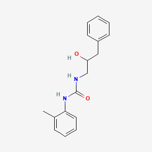 molecular formula C17H20N2O2 B2416066 1-(2-Hydroxy-3-phenylpropyl)-3-(o-tolyl)urea CAS No. 1351659-84-1