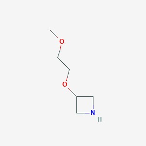 molecular formula C6H13NO2 B2416110 3-(2-Methoxyethoxy)azetidine CAS No. 221198-11-4