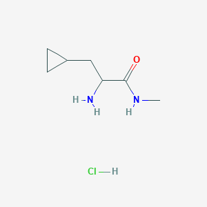 2-amino-3-cyclopropyl-N-methylpropanamide hydrochloride