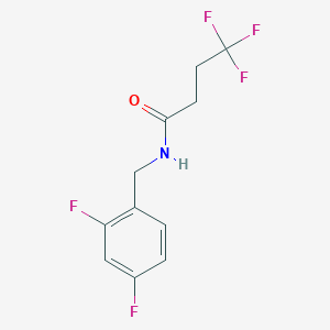 N-[(2,4-Difluorophenyl)methyl]-4,4,4-trifluorobutanamide
