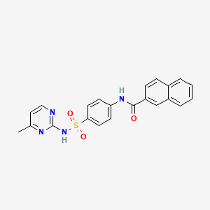 N-(4-(N-(4-methylpyrimidin-2-yl)sulfamoyl)phenyl)-2-naphthamide