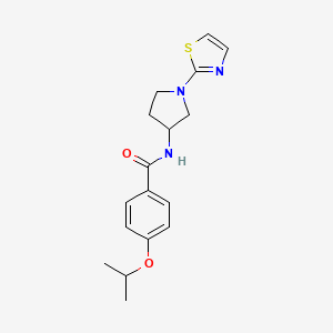 4-isopropoxy-N-(1-(thiazol-2-yl)pyrrolidin-3-yl)benzamide