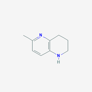 molecular formula C9H12N2 B2416194 6-Methyl-1,2,3,4-tetrahydro-1,5-naphthyridine CAS No. 1314926-77-6