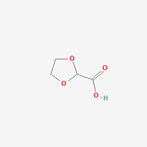 molecular formula C4H6O4 B2416198 1,3-ジオキソラン-2-カルボン酸 CAS No. 5736-05-0