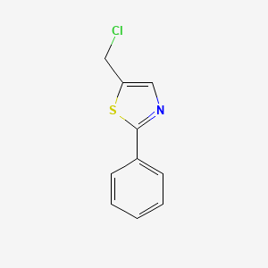 molecular formula C10H8ClNS B2416218 5-(氯甲基)-2-苯基-1,3-噻唑 CAS No. 110704-38-6