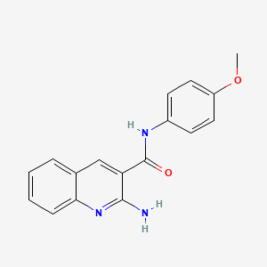 2-amino-N-(4-methoxyphenyl)quinoline-3-carboxamide