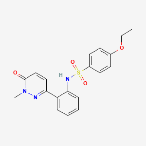 4-ethoxy-N-(2-(1-methyl-6-oxo-1,6-dihydropyridazin-3-yl)phenyl)benzenesulfonamide