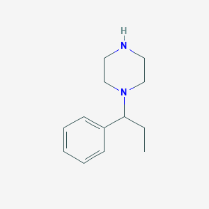molecular formula C13H20N2 B2416426 1-(1-Phenylpropyl)piperazine CAS No. 944070-19-3