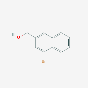 molecular formula C11H9BrO B2416429 (4-Bromonaphthalen-2-yl)methanol CAS No. 5043-29-8; 874357-17-2
