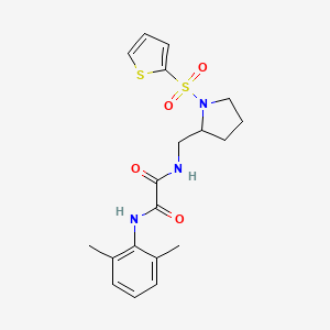 N1-(2,6-dimethylphenyl)-N2-((1-(thiophen-2-ylsulfonyl)pyrrolidin-2-yl)methyl)oxalamide