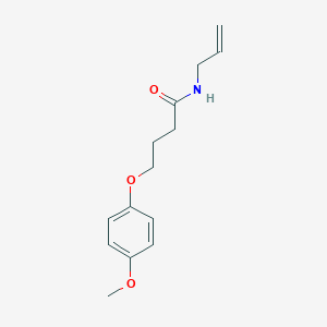 molecular formula C14H19NO3 B241646 N-allyl-4-(4-methoxyphenoxy)butanamide 