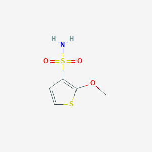 molecular formula C5H7NO3S2 B2416492 2-Methoxythiophene-3-sulfonamide CAS No. 2193067-64-8