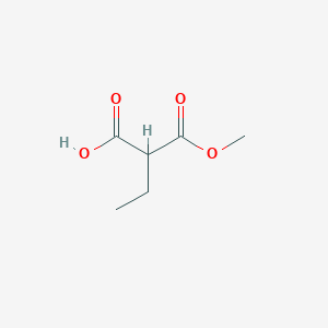 molecular formula C6H10O4 B2416542 2-(Methoxycarbonyl)butanoic acid CAS No. 75970-22-8