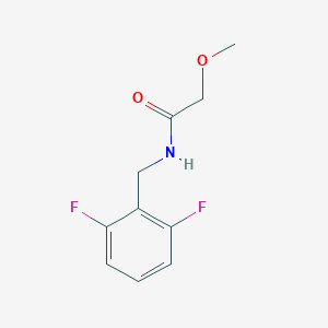 molecular formula C10H11F2NO2 B2416599 N-[(2,6-Difluorophenyl)methyl]-2-methoxyacetamide CAS No. 2324575-04-2
