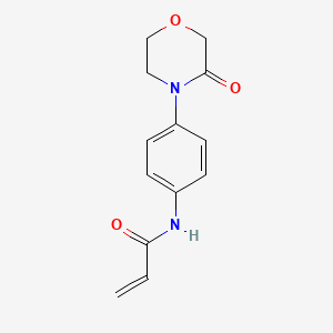 N-[4-(3-Oxomorpholin-4-yl)phenyl]prop-2-enamide