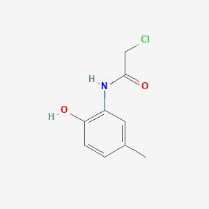 molecular formula C9H10ClNO2 B2416678 2-chloro-N-(2-hydroxy-5-methylphenyl)acetamide CAS No. 134997-67-4