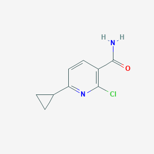 2-Chloro-6-cyclopropyl-pyridine-3-carboxamide