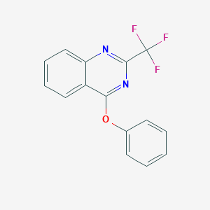molecular formula C15H9F3N2O B2416758 4-Phenoxy-2-(trifluoromethyl)quinazoline CAS No. 337924-83-1