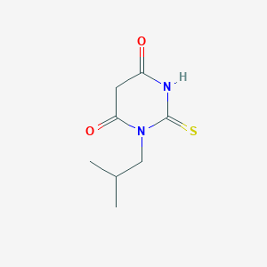 1-(2-Methylpropyl)-2-sulfanylidene-1,3-diazinane-4,6-dione