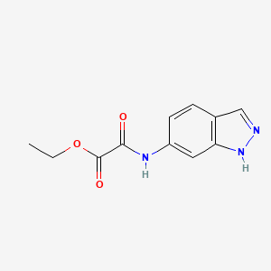 ethyl 2-((1H-indazol-6-yl)amino)-2-oxoacetate