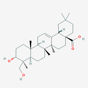 molecular formula C30H48O4 B241678 Scutellaric acid CAS No. 102919-76-6