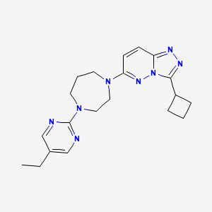 3-Cyclobutyl-6-[4-(5-ethylpyrimidin-2-yl)-1,4-diazepan-1-yl]-[1,2,4]triazolo[4,3-b]pyridazine