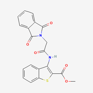Methyl 3-(2-(1,3-dioxoisoindolin-2-yl)acetamido)benzo[b]thiophene-2-carboxylate