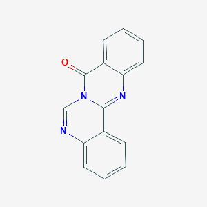 molecular formula C15H9N3O B241683 Quinazolino[4,3-b]quinazolin-8-one 