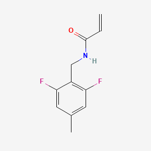 molecular formula C11H11F2NO B2416865 N-[(2,6-Difluoro-4-methylphenyl)methyl]prop-2-enamide CAS No. 2248964-15-8