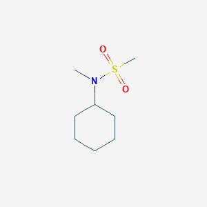 molecular formula C8H17NO2S B241691 N-cyclohexyl-N-methylmethanesulfonamide 