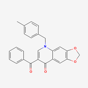 7-benzoyl-5-(4-methylbenzyl)[1,3]dioxolo[4,5-g]quinolin-8(5H)-one