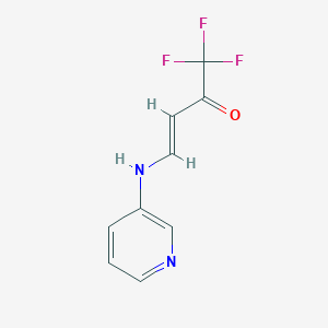 (E)-1,1,1-trifluoro-4-(3-pyridinylamino)-3-buten-2-one