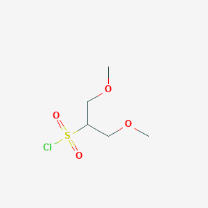molecular formula C5H11ClO4S B2416947 2-(氯磺酰基)-1,3-二甲氧基丙烷 CAS No. 1871639-57-4
