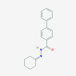molecular formula C19H20N2O B241701 N'-cyclohexylidene-4-biphenylcarbohydrazide 