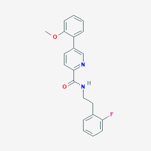 molecular formula C21H19FN2O2 B2417031 HIF-1抑制剂-1 CAS No. 2380261-53-8
