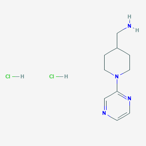 [1-(Pyrazin-2-yl)piperidin-4-yl]methanamine dihydrochloride
