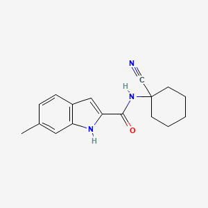 N-(1-Cyanocyclohexyl)-6-methyl-1H-indole-2-carboxamide