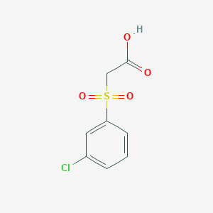 molecular formula C8H7ClO4S B241710 [(3-Chlorophenyl)sulfonyl]acetic acid 