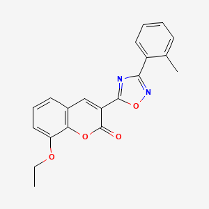 8-ethoxy-3-(3-(o-tolyl)-1,2,4-oxadiazol-5-yl)-2H-chromen-2-one